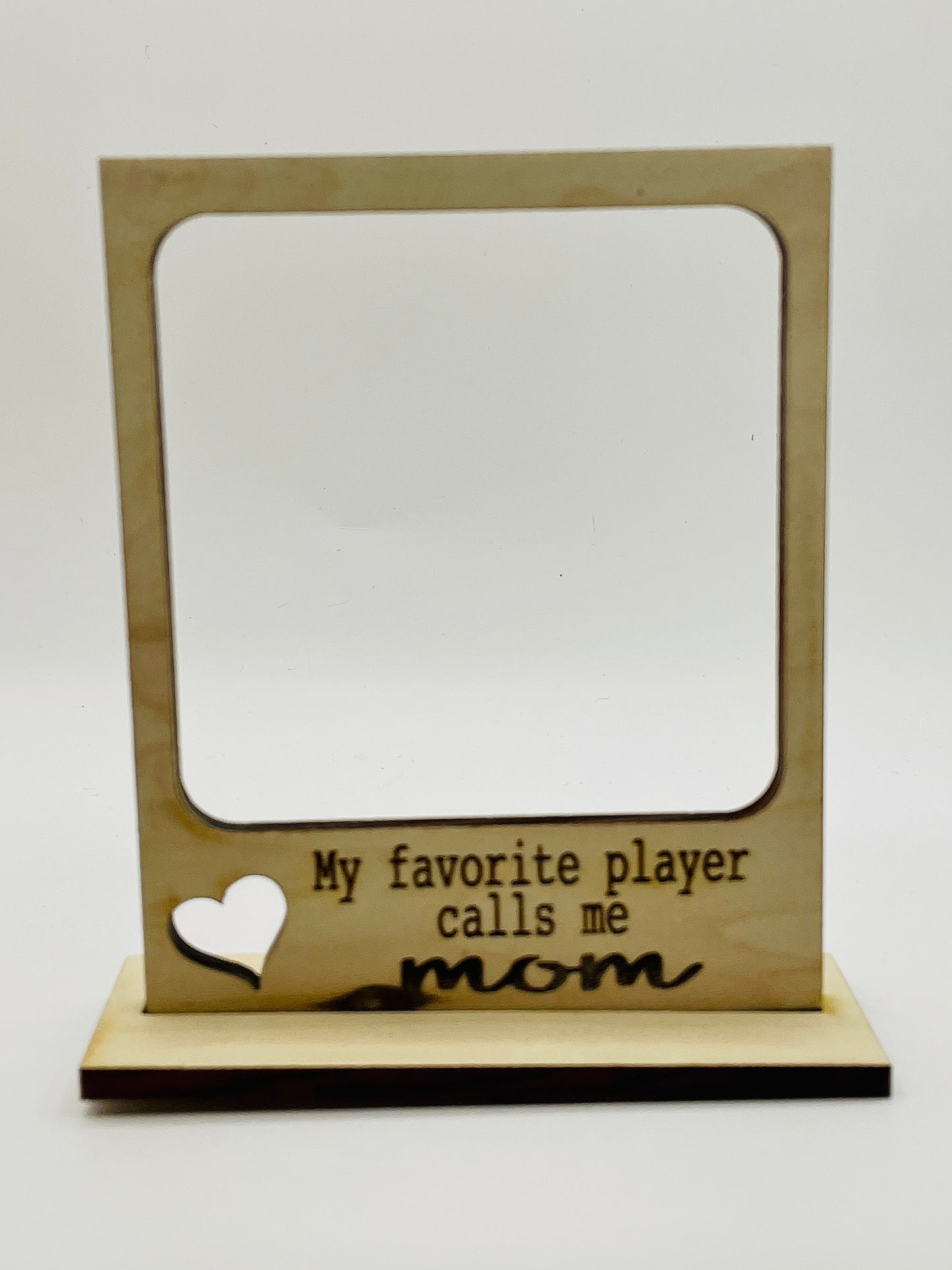 Photo frame with custom messaage