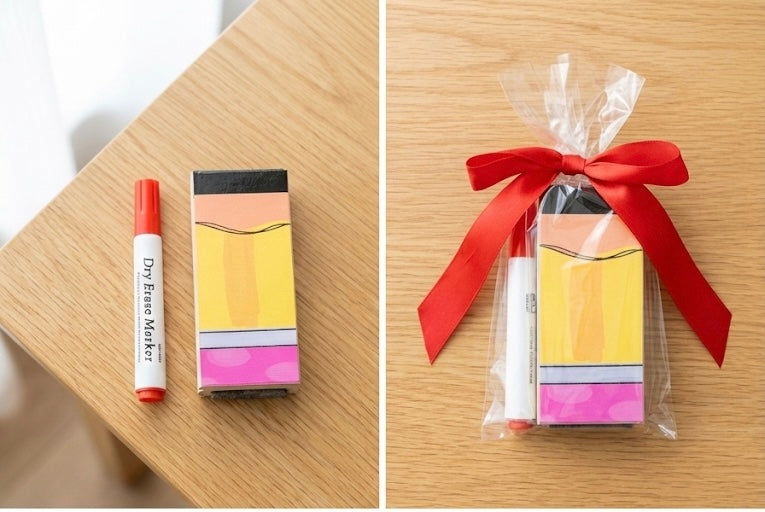Personalized dry eraser with marker