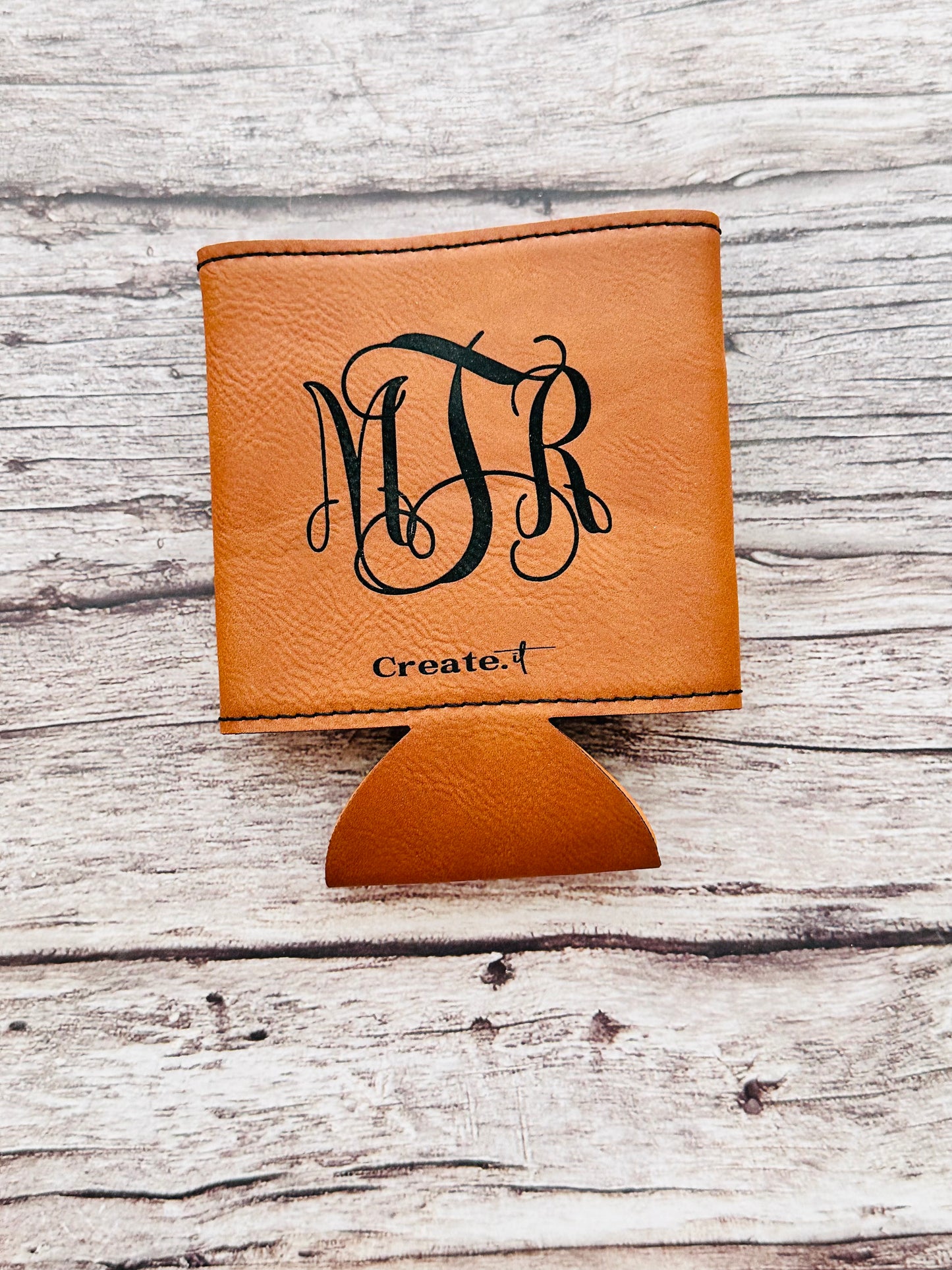 Leatherette drink holder