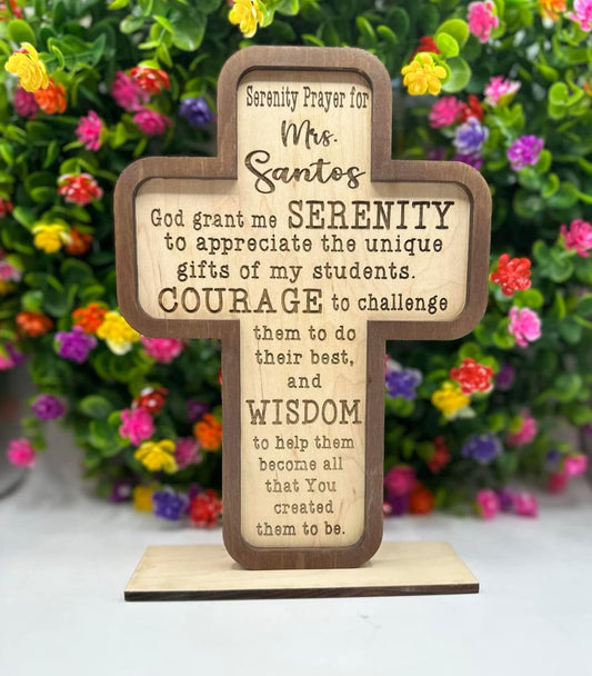 Serenity prayer for teacher