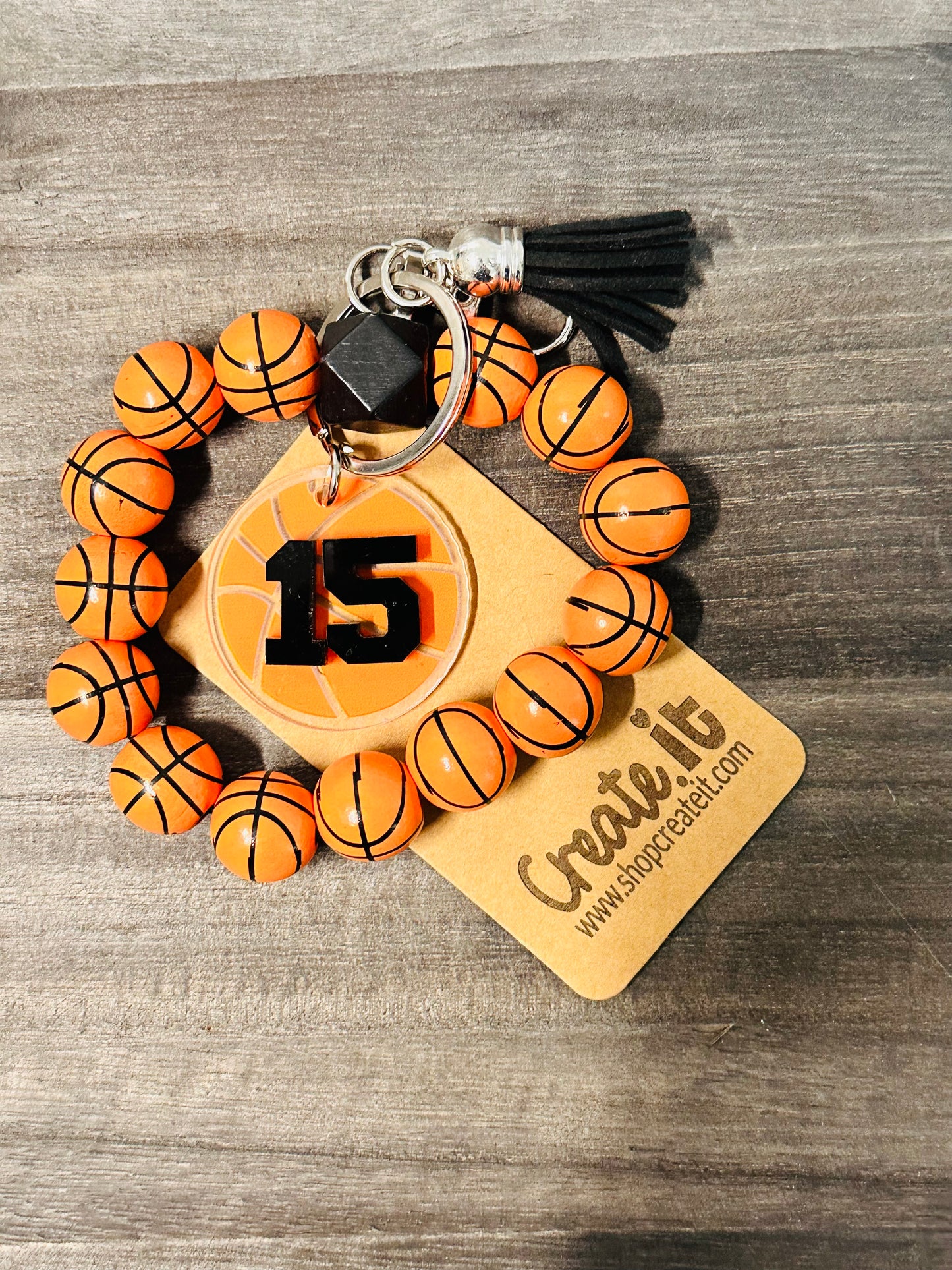 Basketball Wristlet