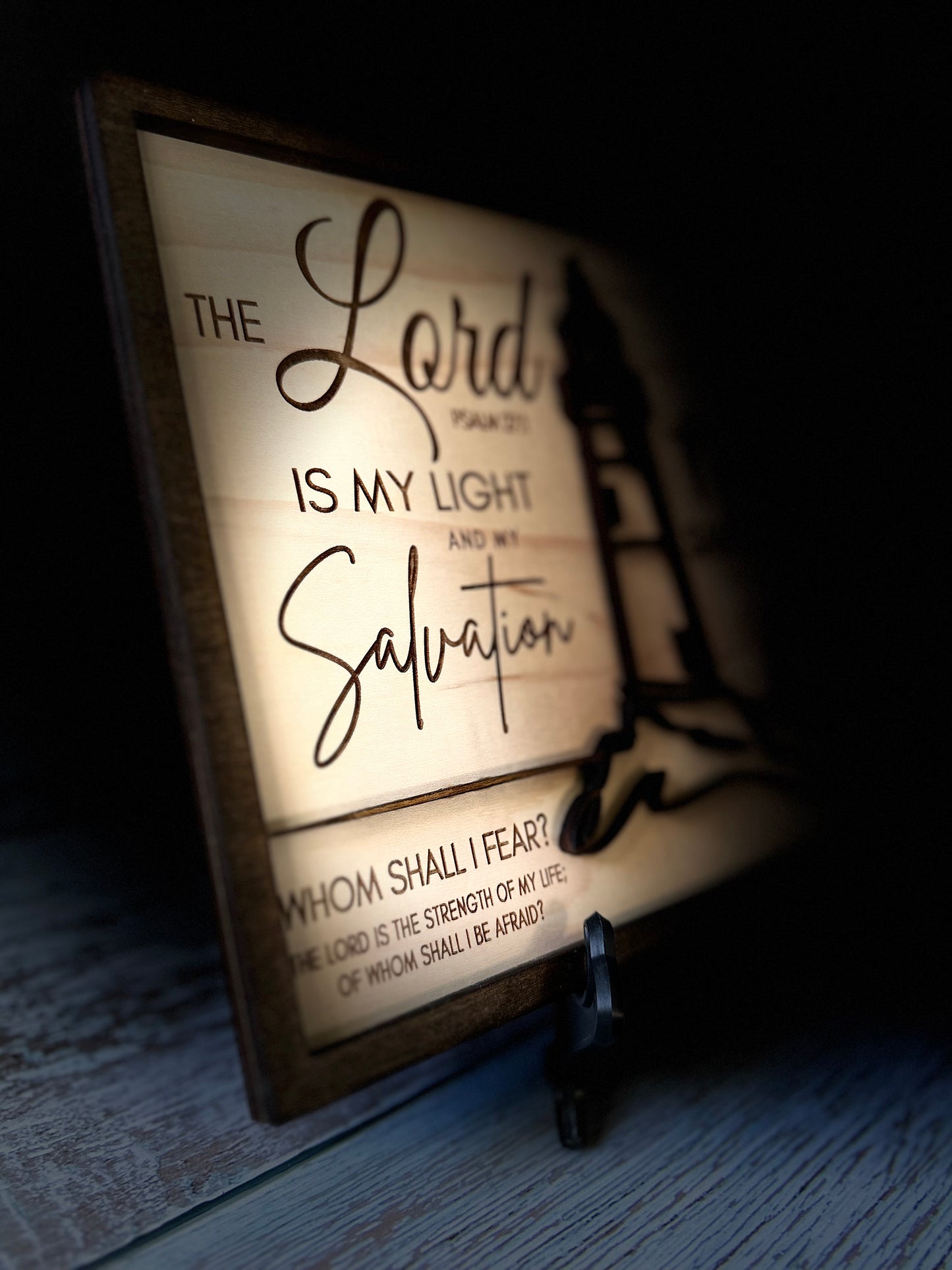 The Lord is my light and Salvation frame