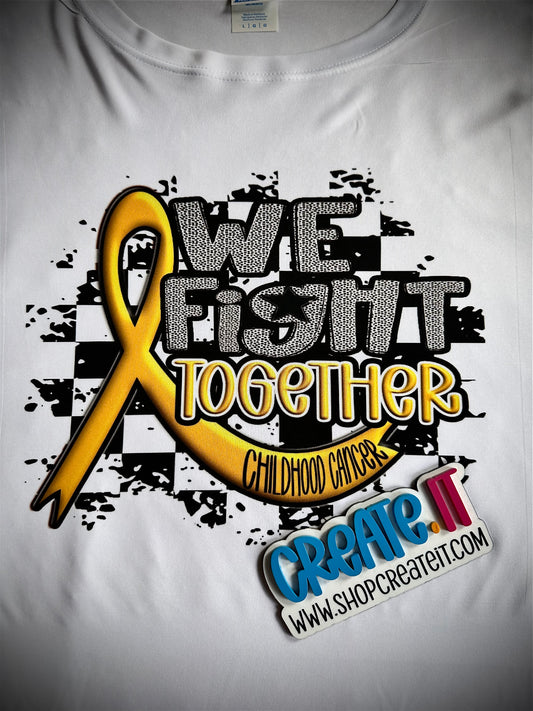 childhood cancer sublimation shirt