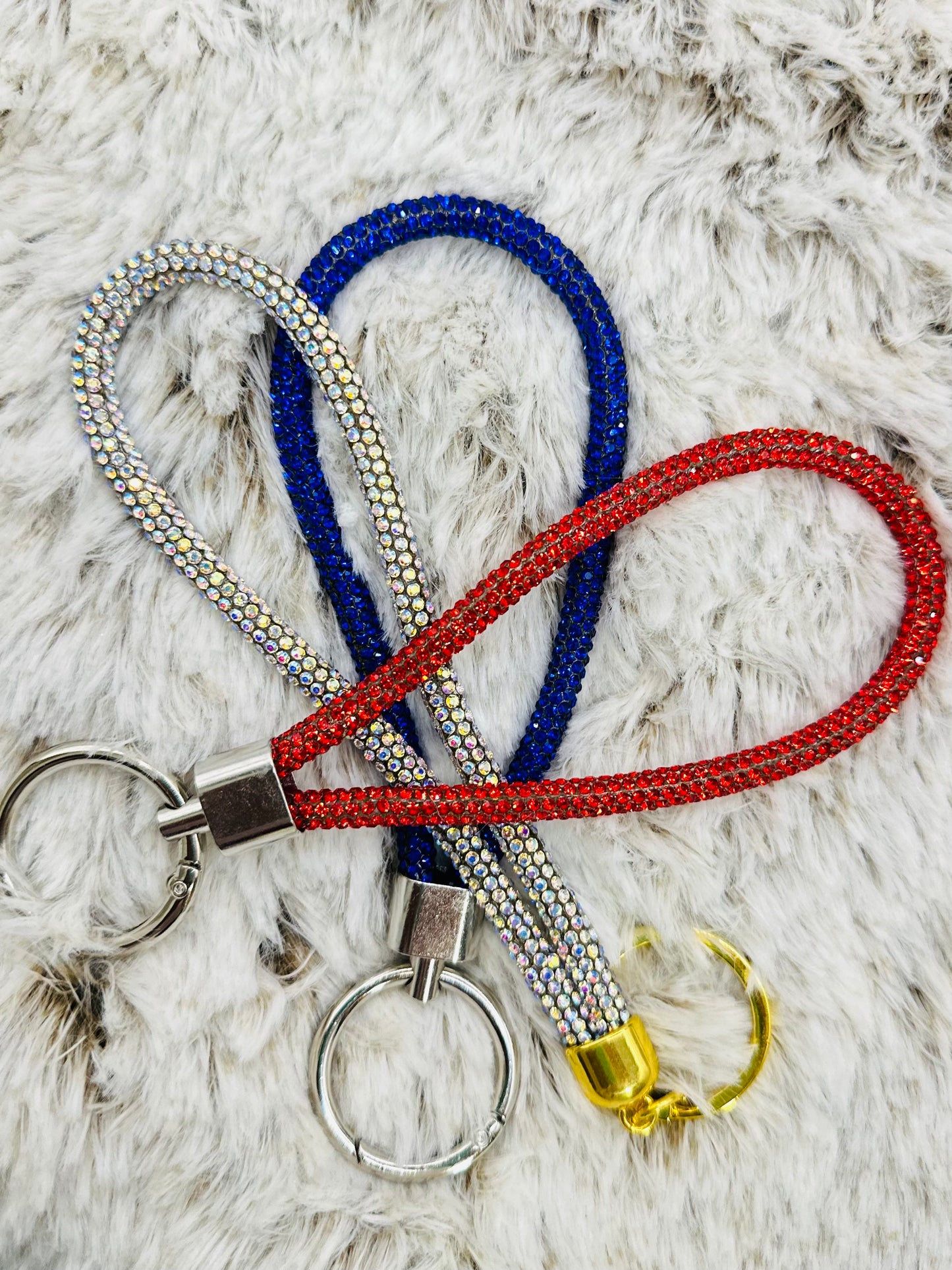 Rhinestone wristlet