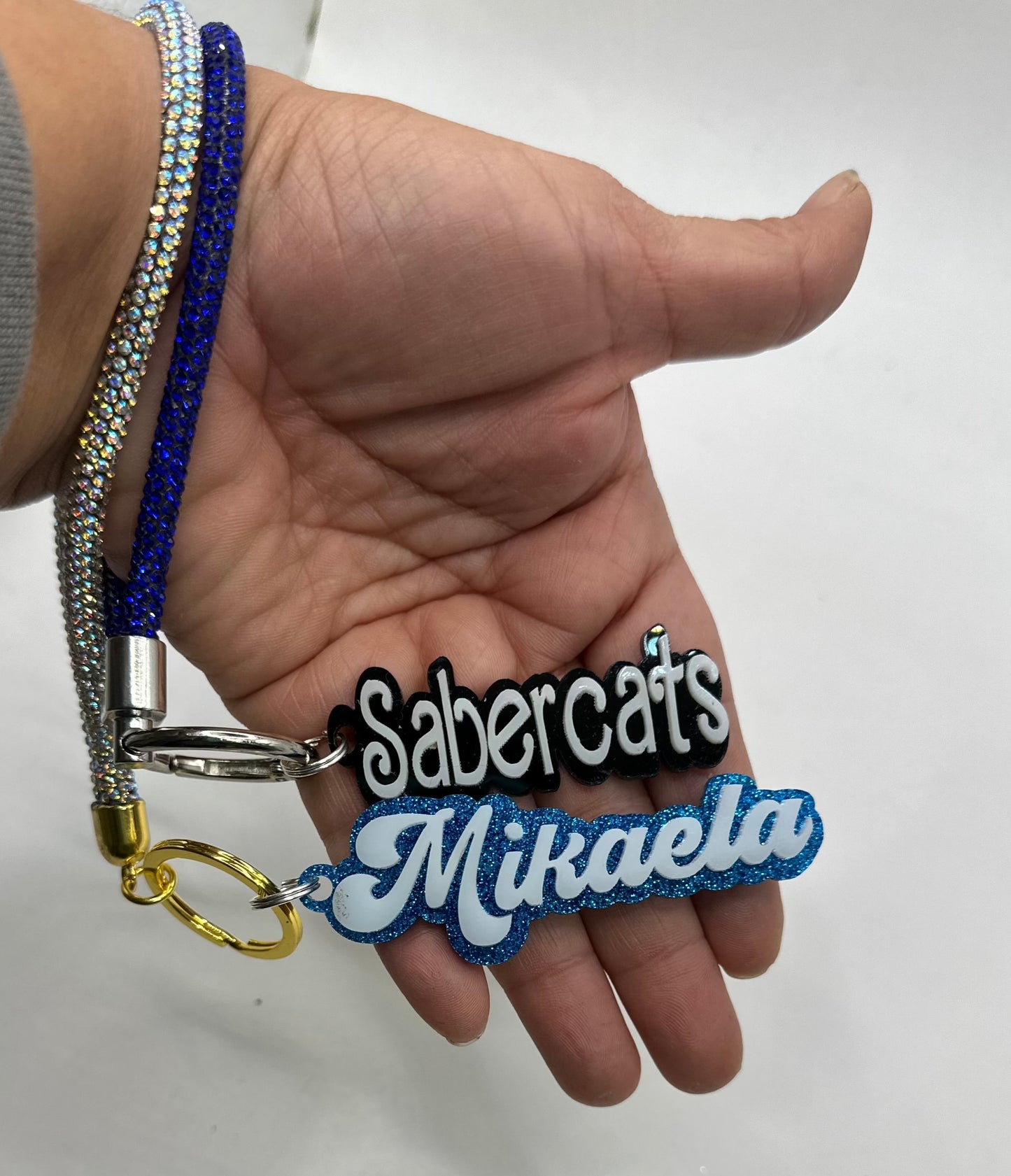 Rhinestone wristlet