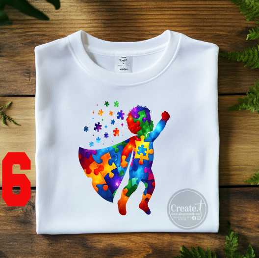 AUTISM SHIRTS ---10 designs options