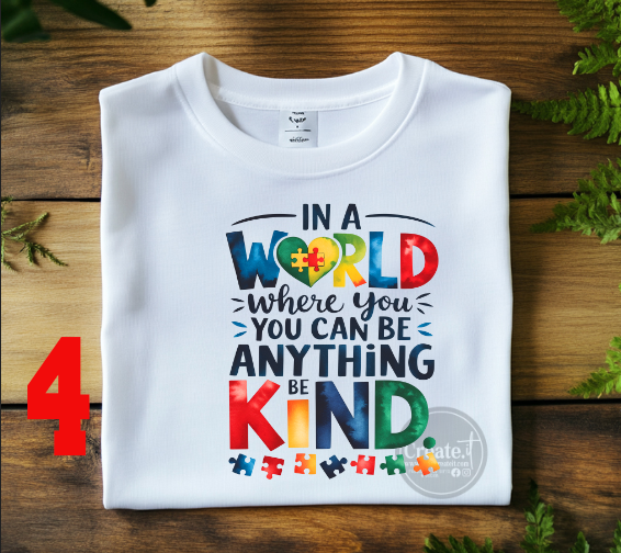 AUTISM SHIRTS ---10 designs options