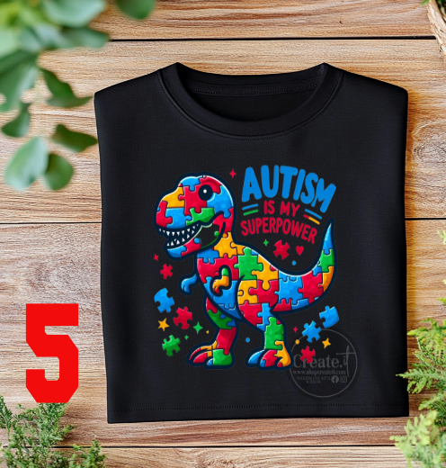 AUTISM SHIRTS ---10 designs options