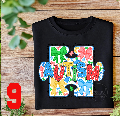 AUTISM SHIRTS ---10 designs options