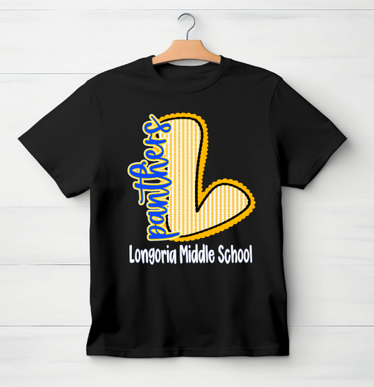 seersucker initial letter shirt
