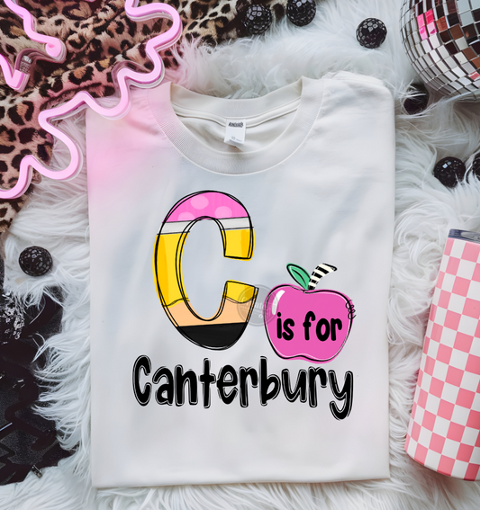 pencil letter is for   shirt