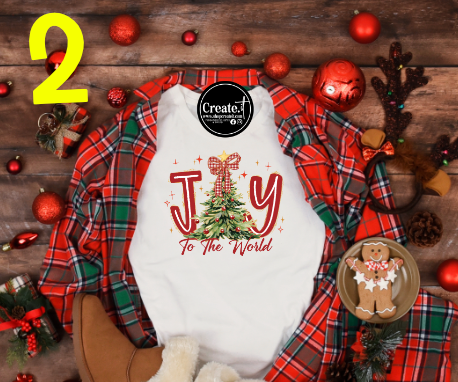 Christmas  Sublimation shirt options