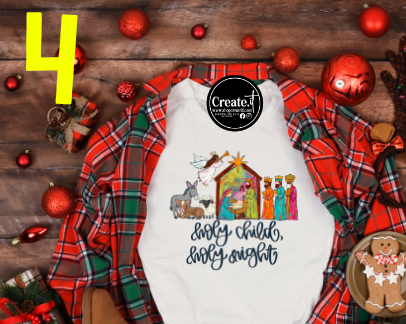 Christmas  Sublimation shirt options