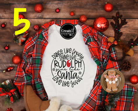 Christmas  Sublimation shirt options