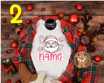 Kids Christmas  Sublimation shirt options