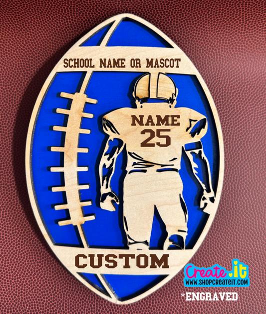 Football Player Sign