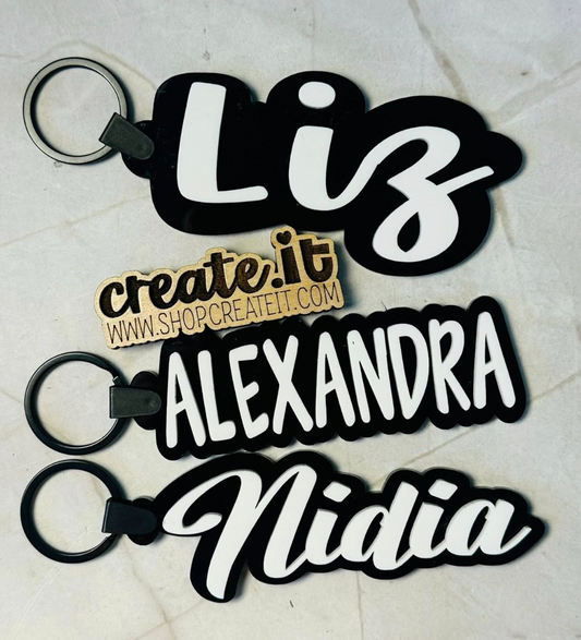 Personalized Acrylic Keychain  with name – Perfect  for B2S