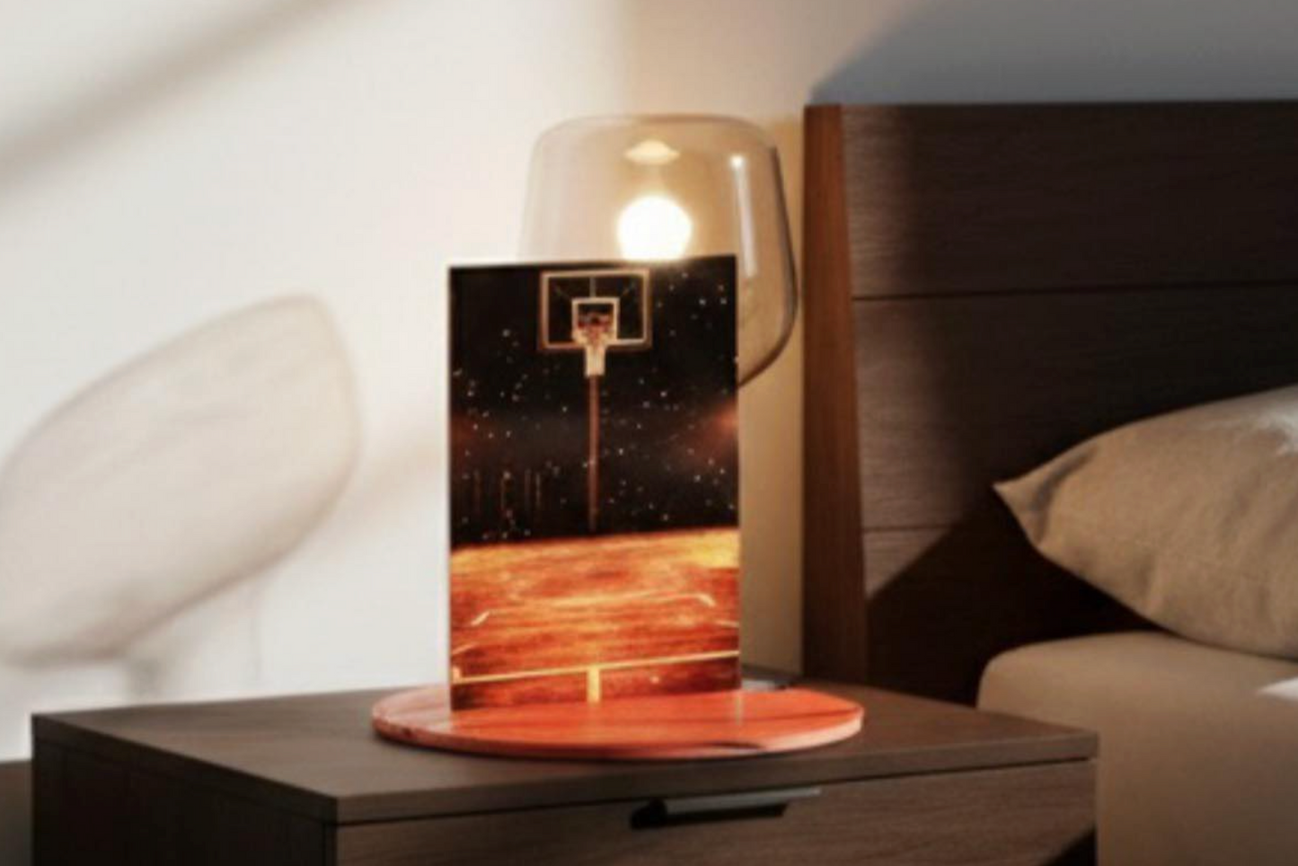 Acrylic basketball plaque
