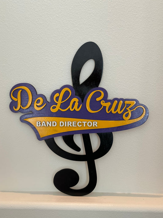 Music door hanger