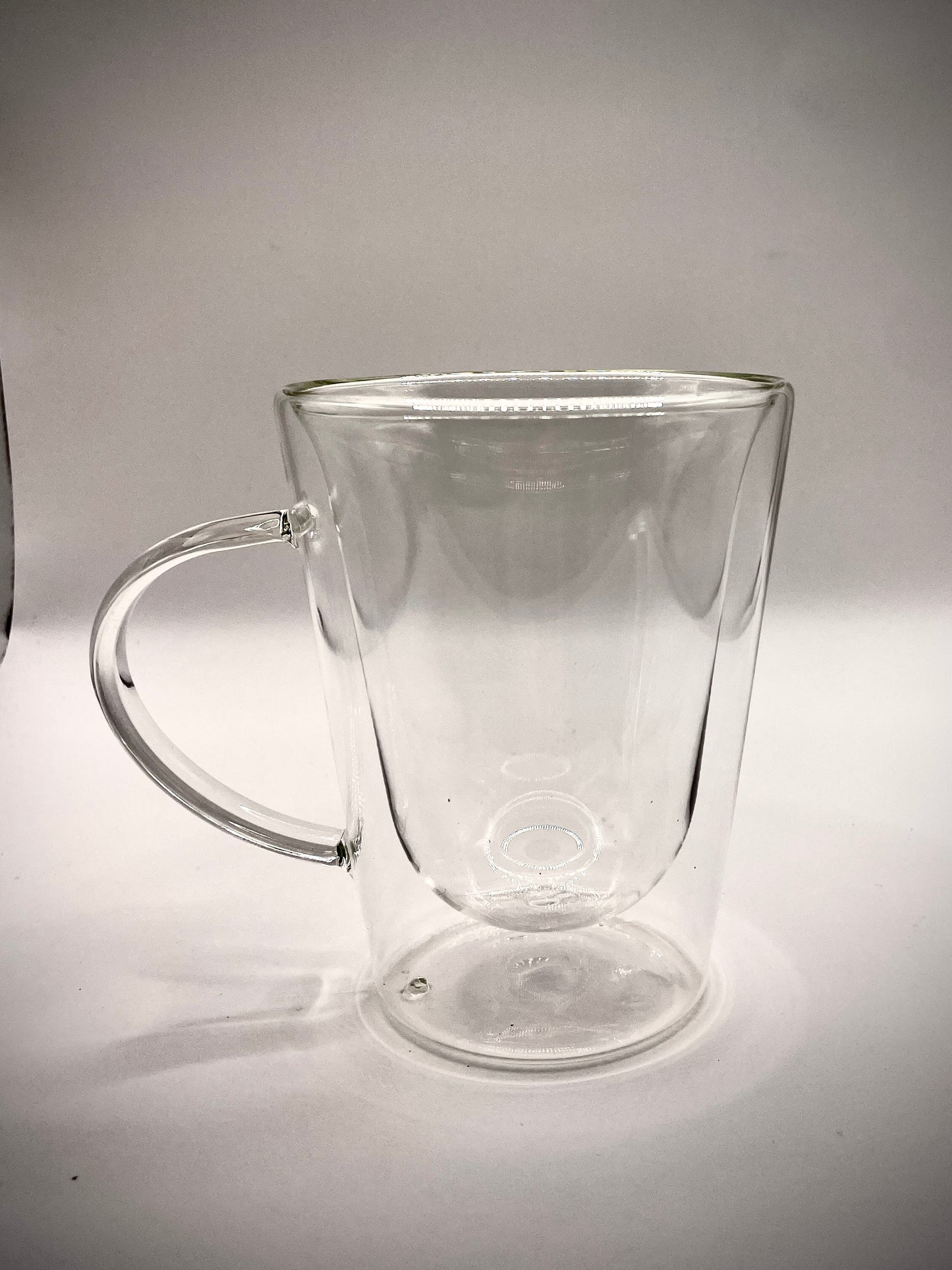 Clear hot/cold mug