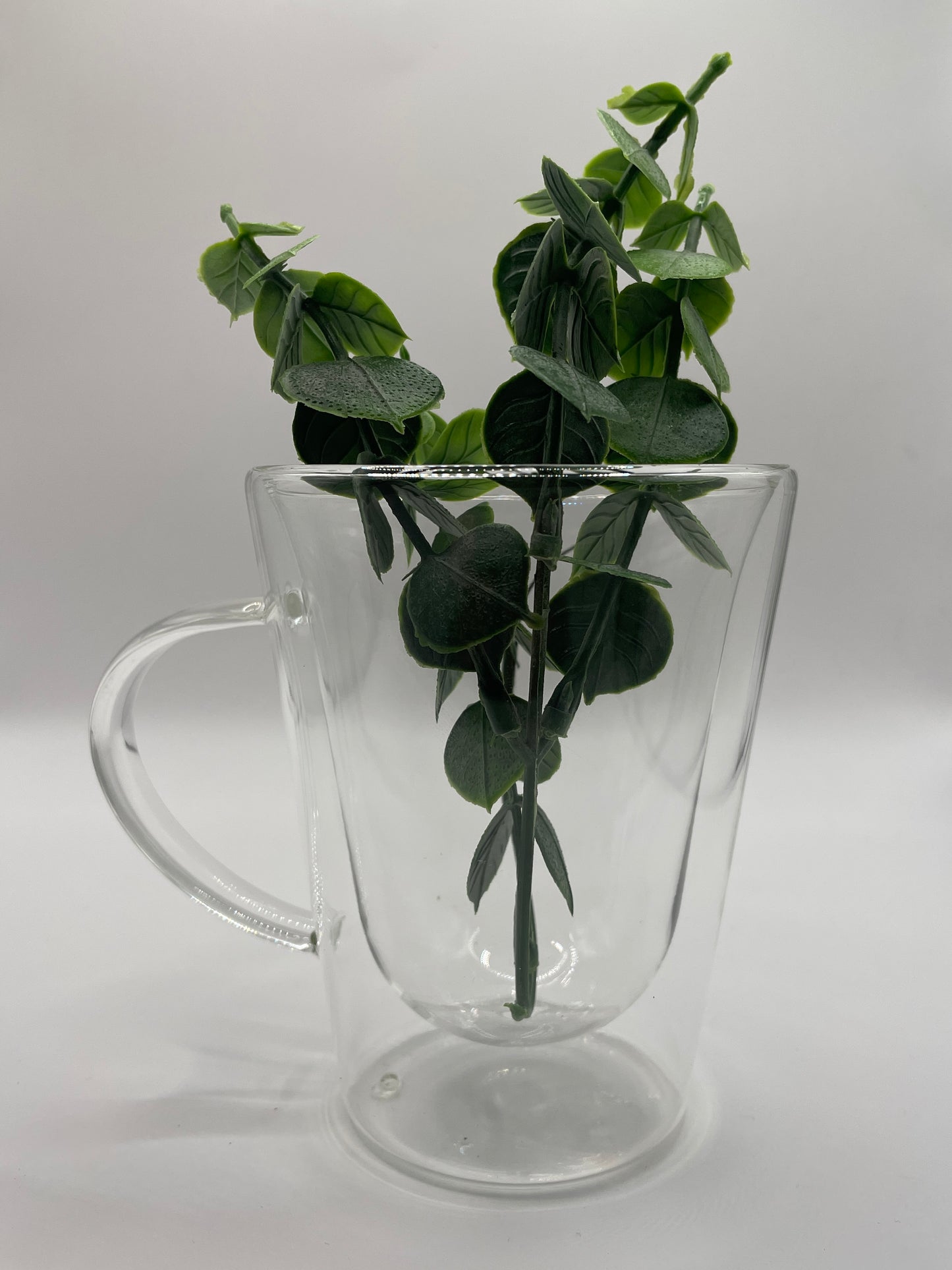 Clear hot/cold mug