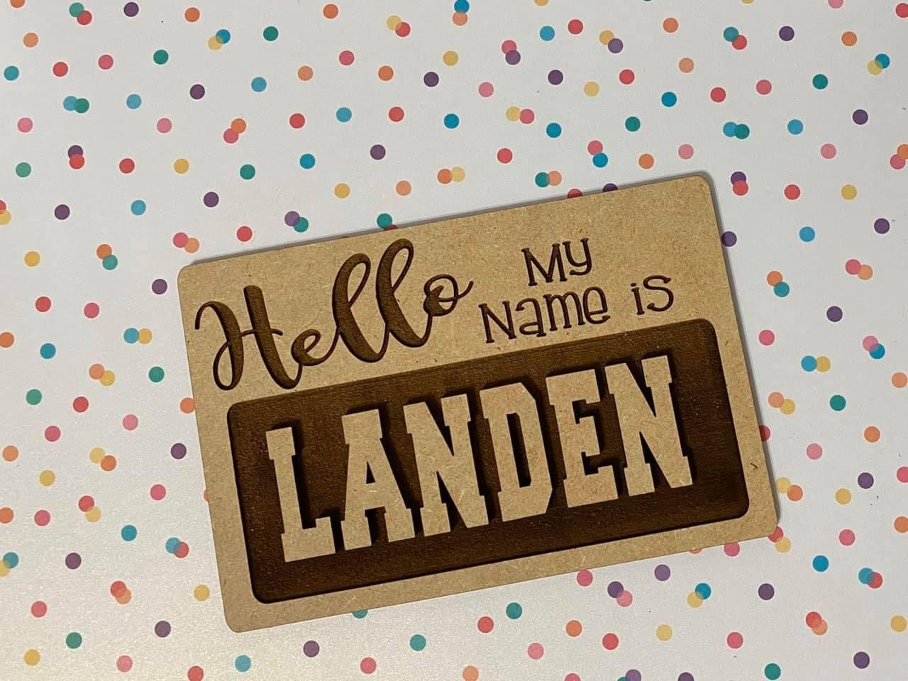 Hello my name is
