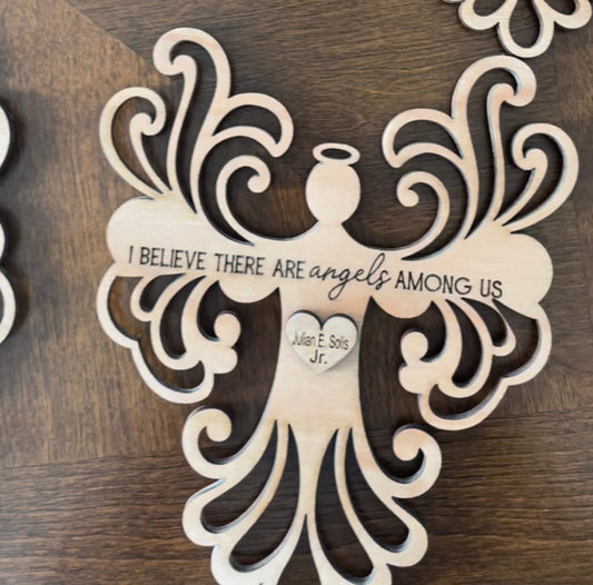 I believe there are angels among us cross
