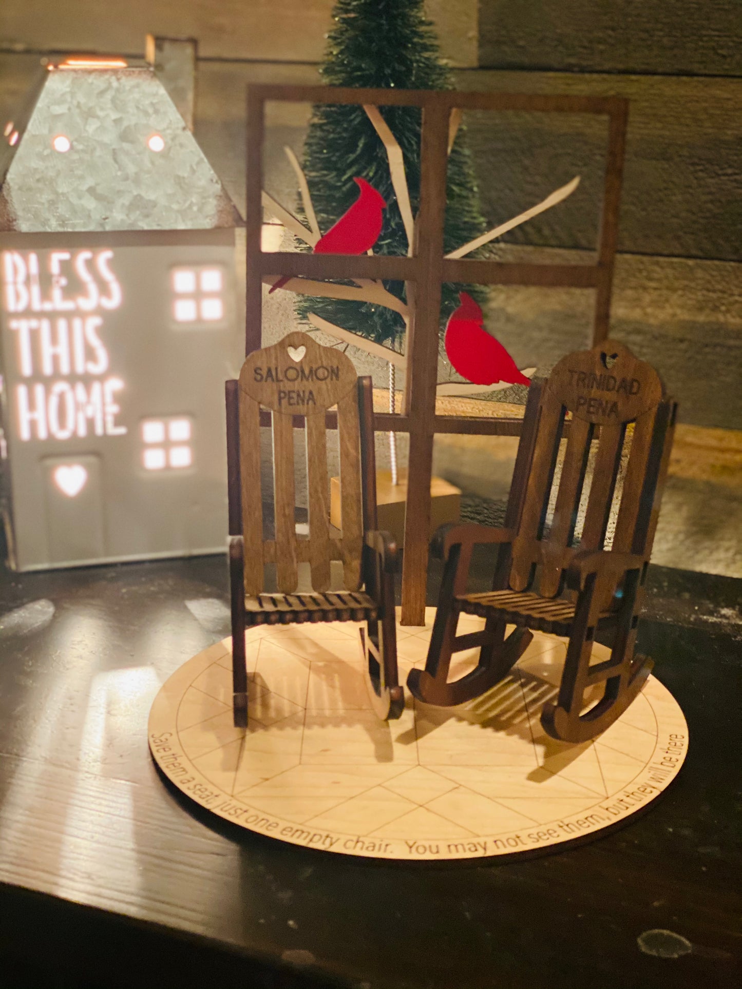 Save them a seat- 2 rocking chairs set