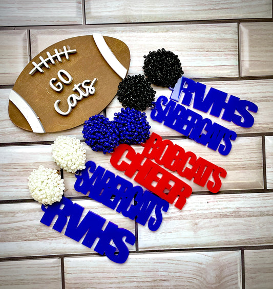 Game day Statement Earrings