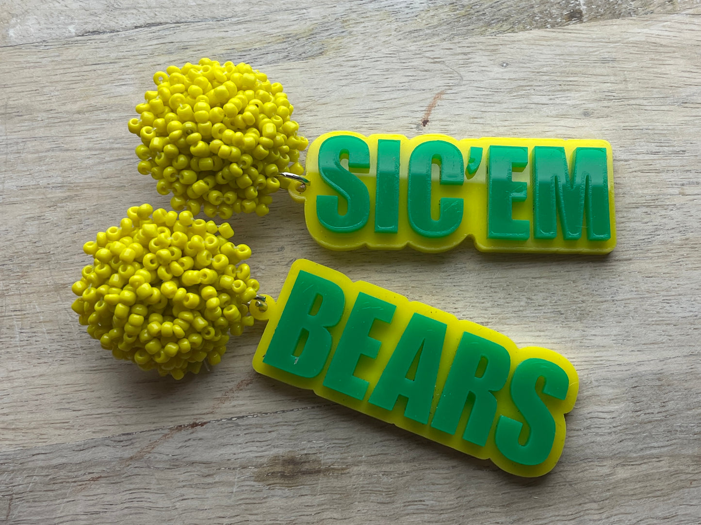 Game day Statement Earrings