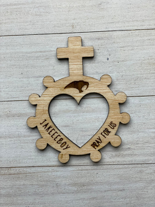 One Decade Rosary Ring