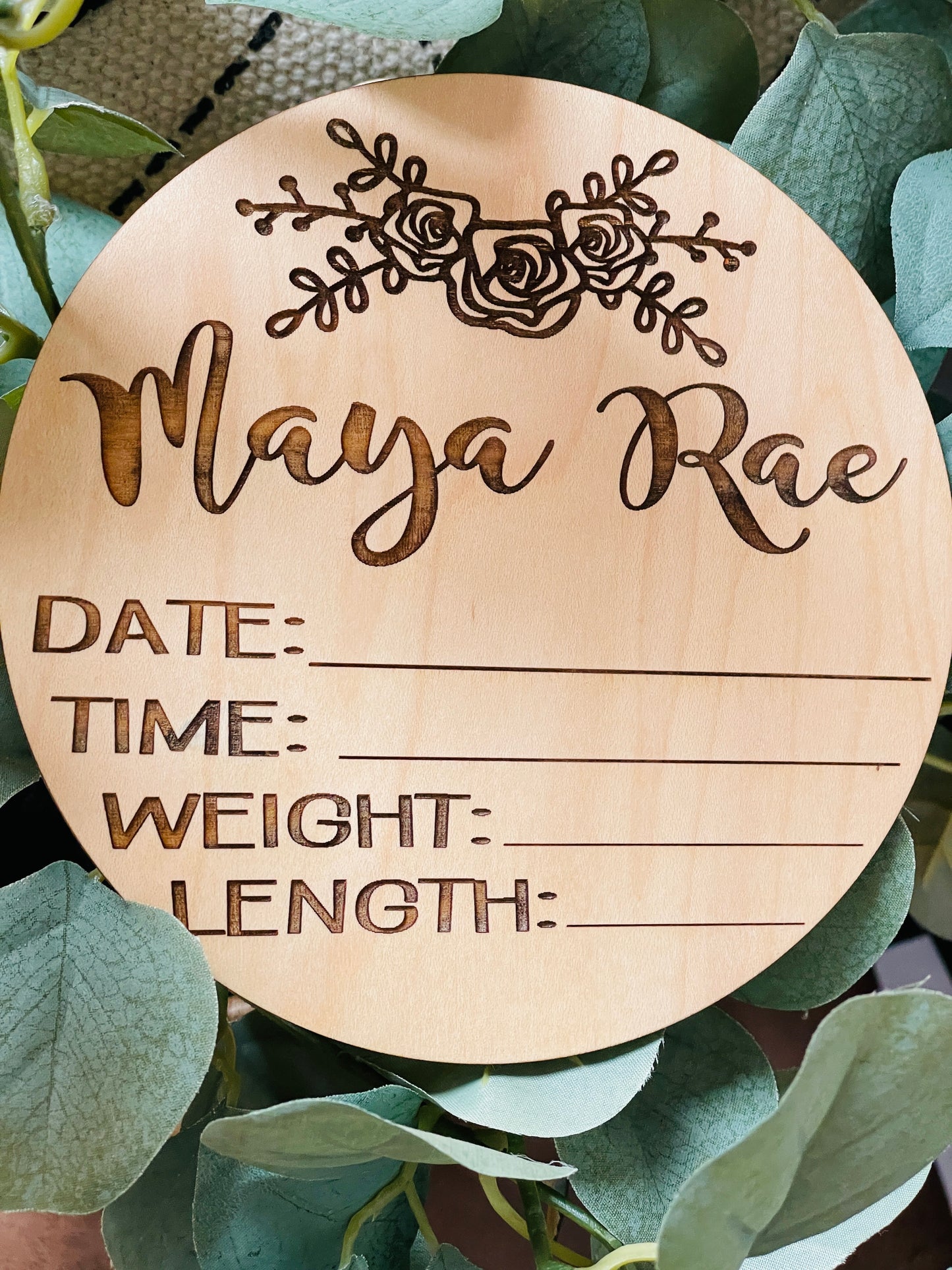 Welcome Baby Sign