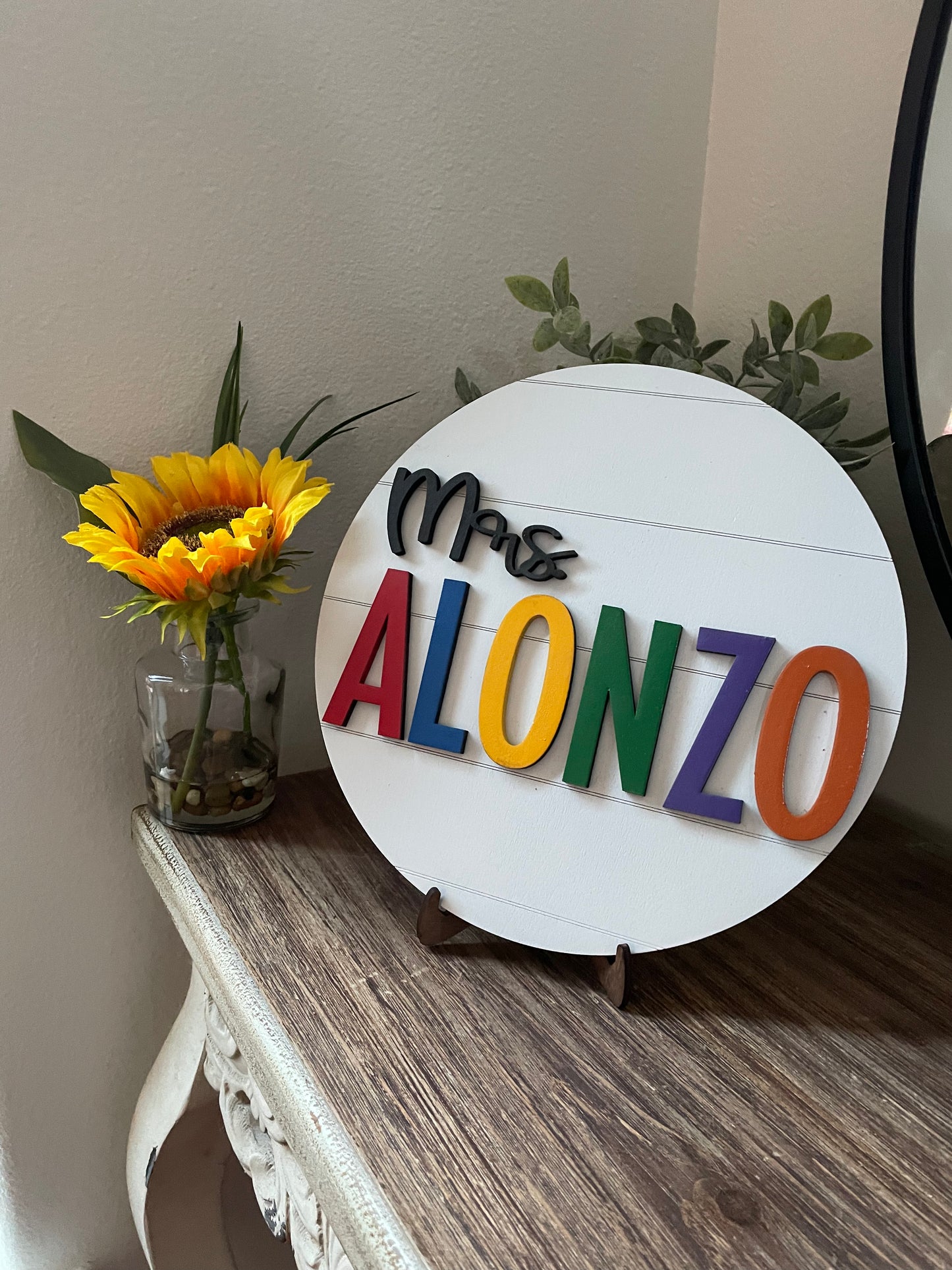 Teacher sign