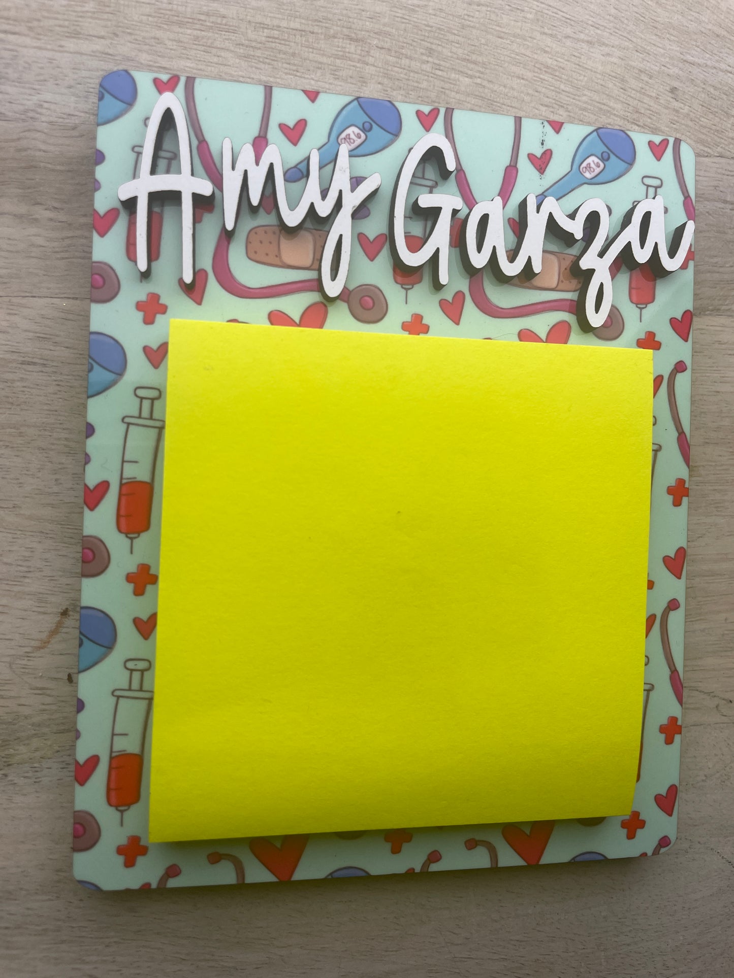 Custom Notepad holder printed design