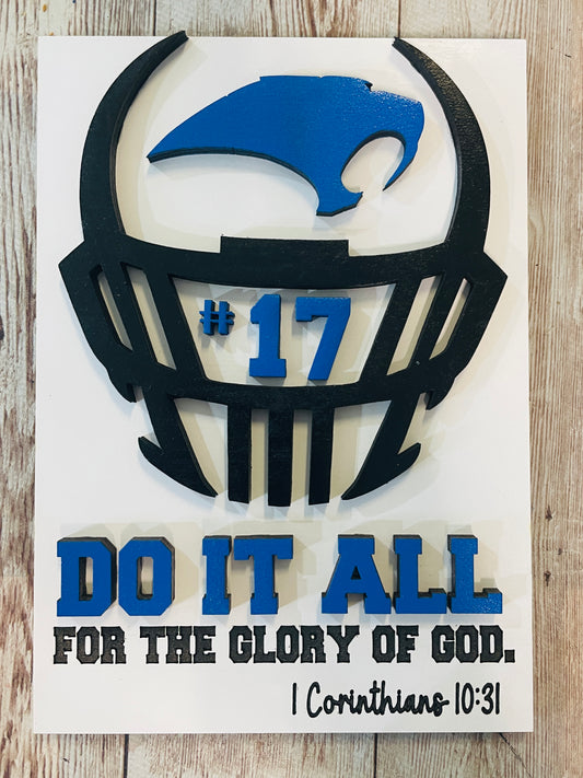 Football Helmet- Do it all