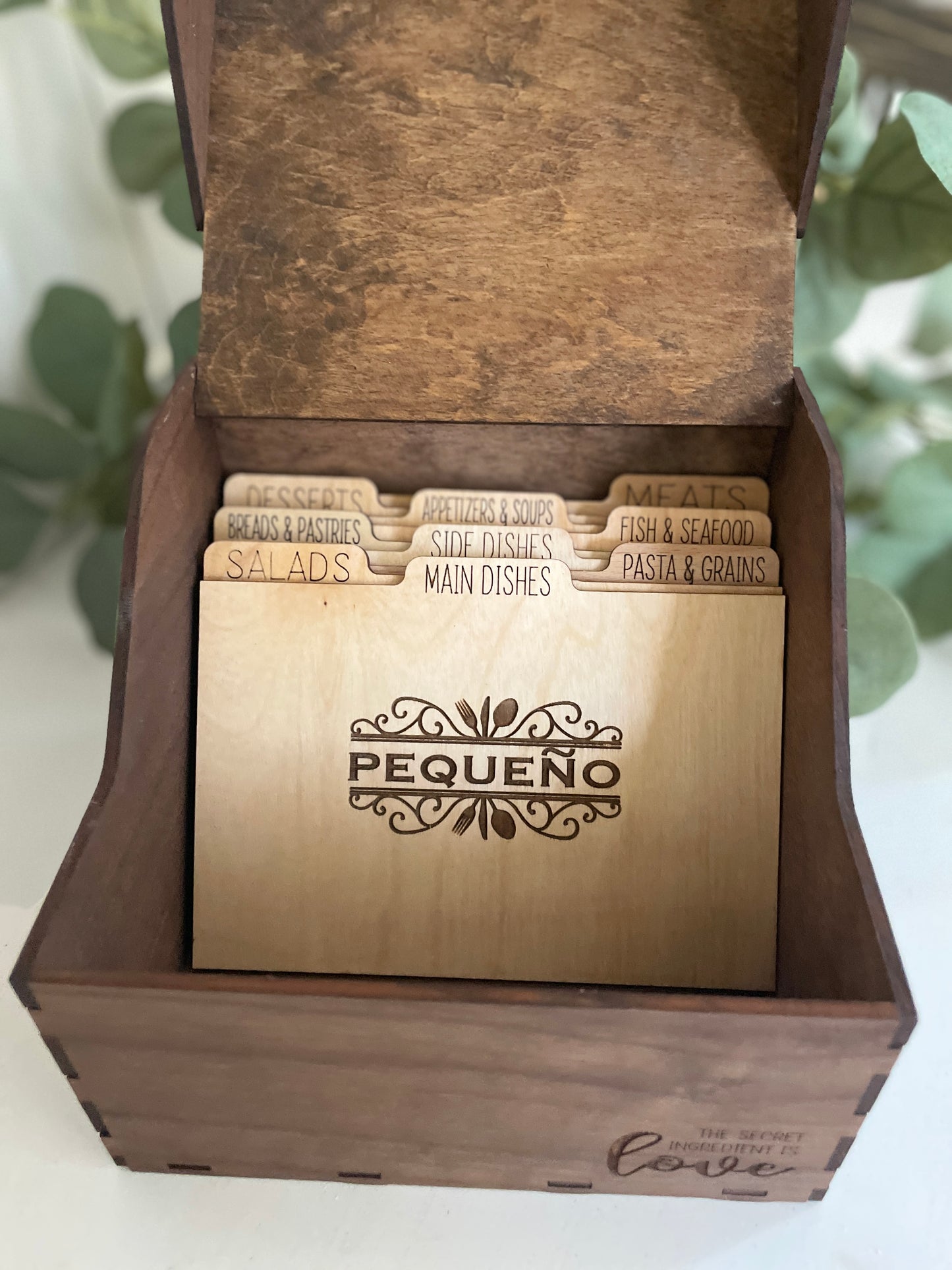 Recipe box