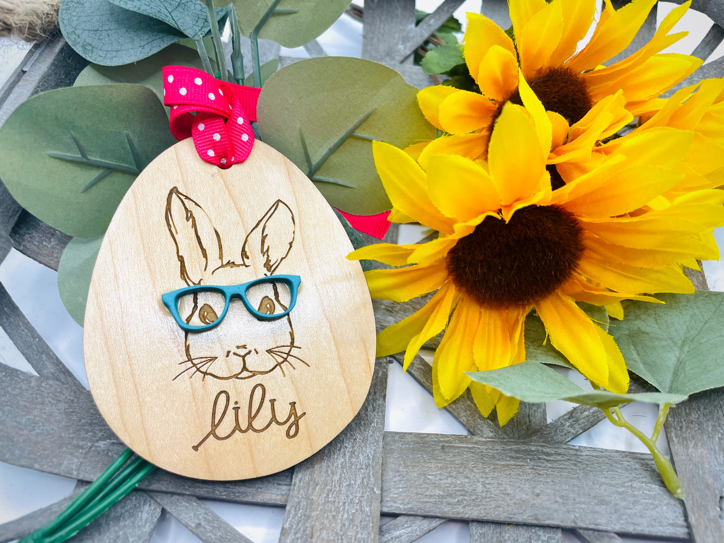 Bunny with glasses