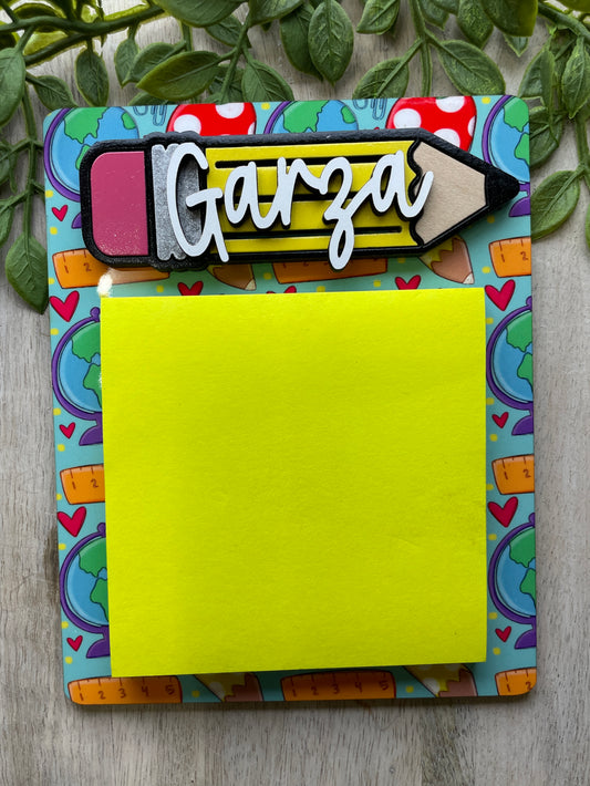 Custom Notepad holder printed design