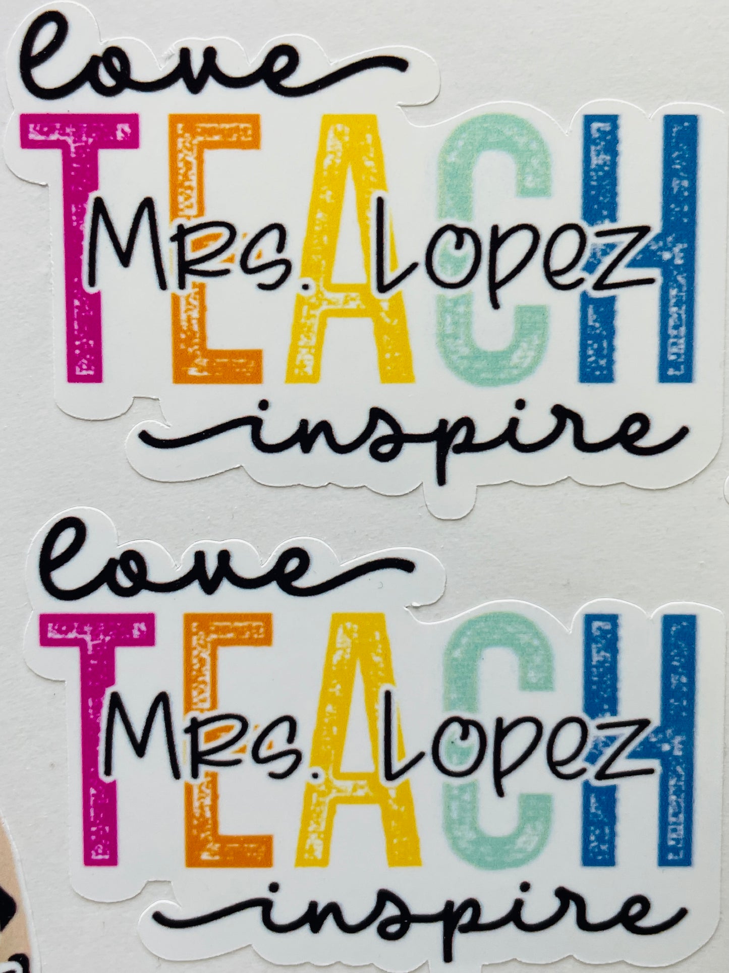 Personalized Sticker Sheet