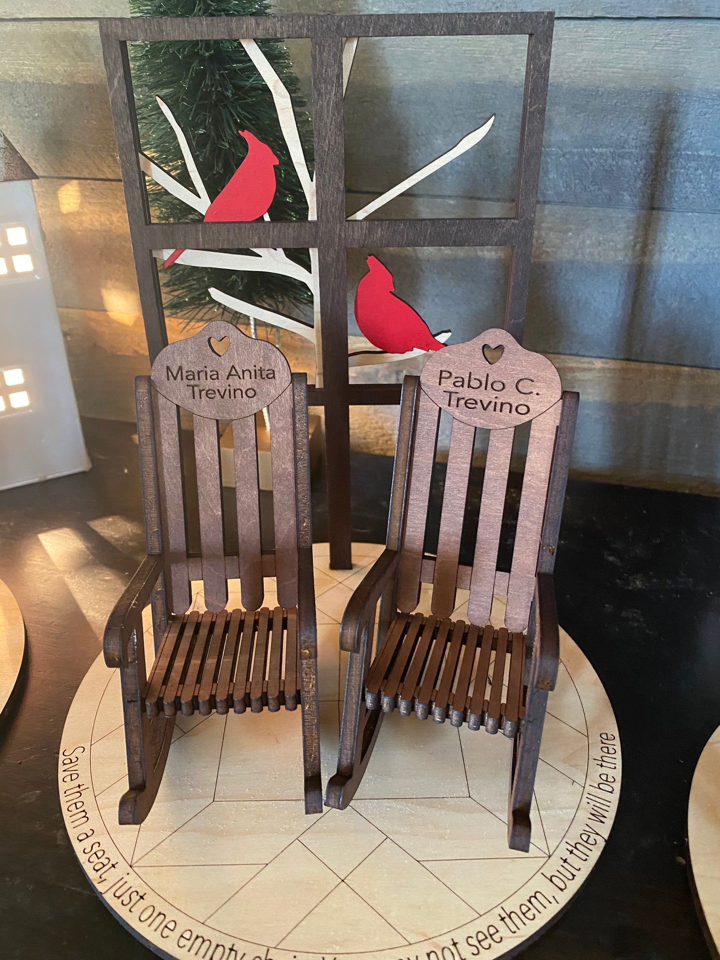 Save them a seat- 2 rocking chairs set