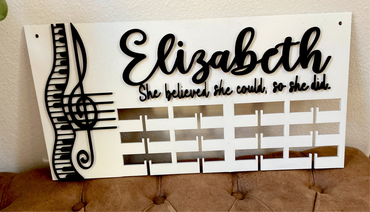 Piano  medal holder