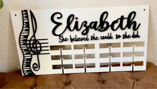 Piano  medal holder