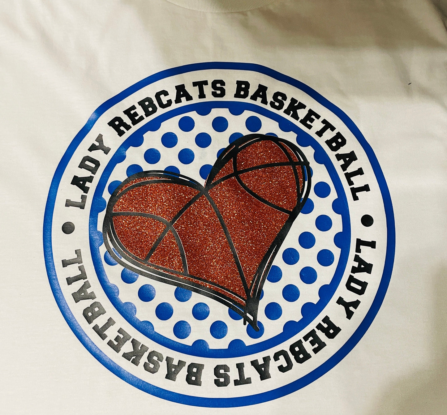 Custom heart  basketball shirt