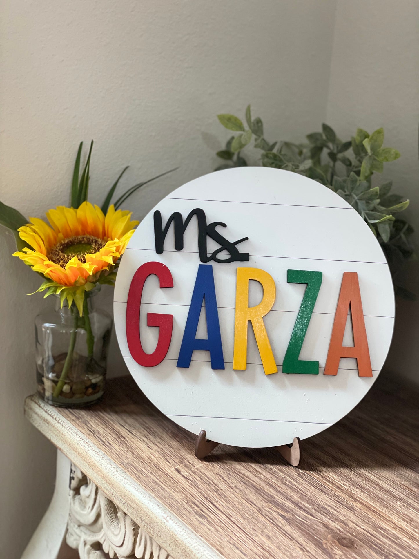Teacher sign