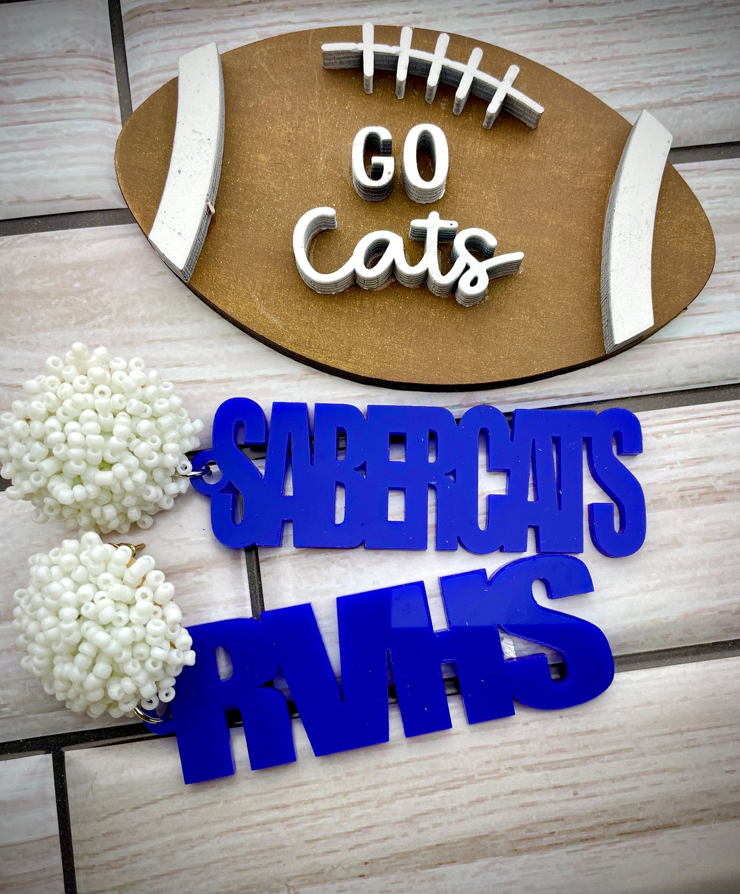 Game day Statement Earrings