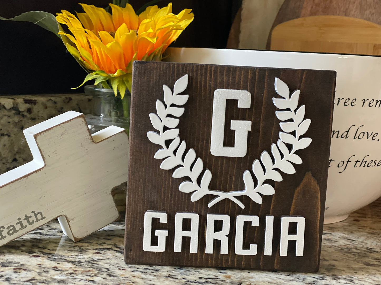 Personalized wood block