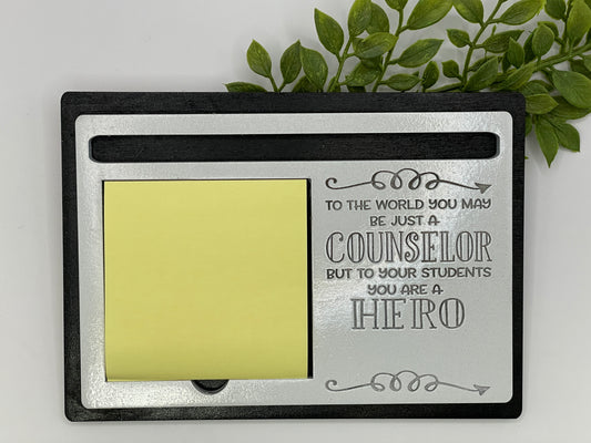 Counselor  Notepad  and Pen Holder