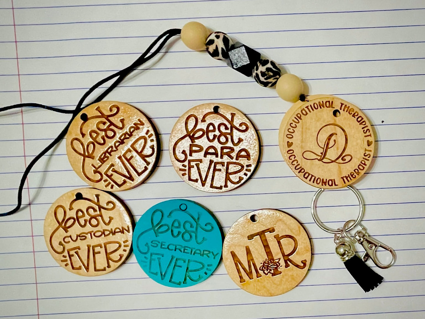 Animal print  lanyard